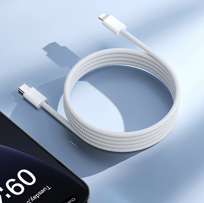 Cablu Date si Incarcare USB-C - Lightning Joyroom S-A45, 30W, 1m, Alb
