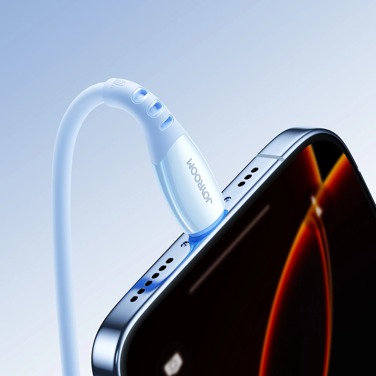 Cablu Date si Incarcare USB-C - USB-C Joyroom S-A59 Vibrant, 60W, 1.2m, Albastru