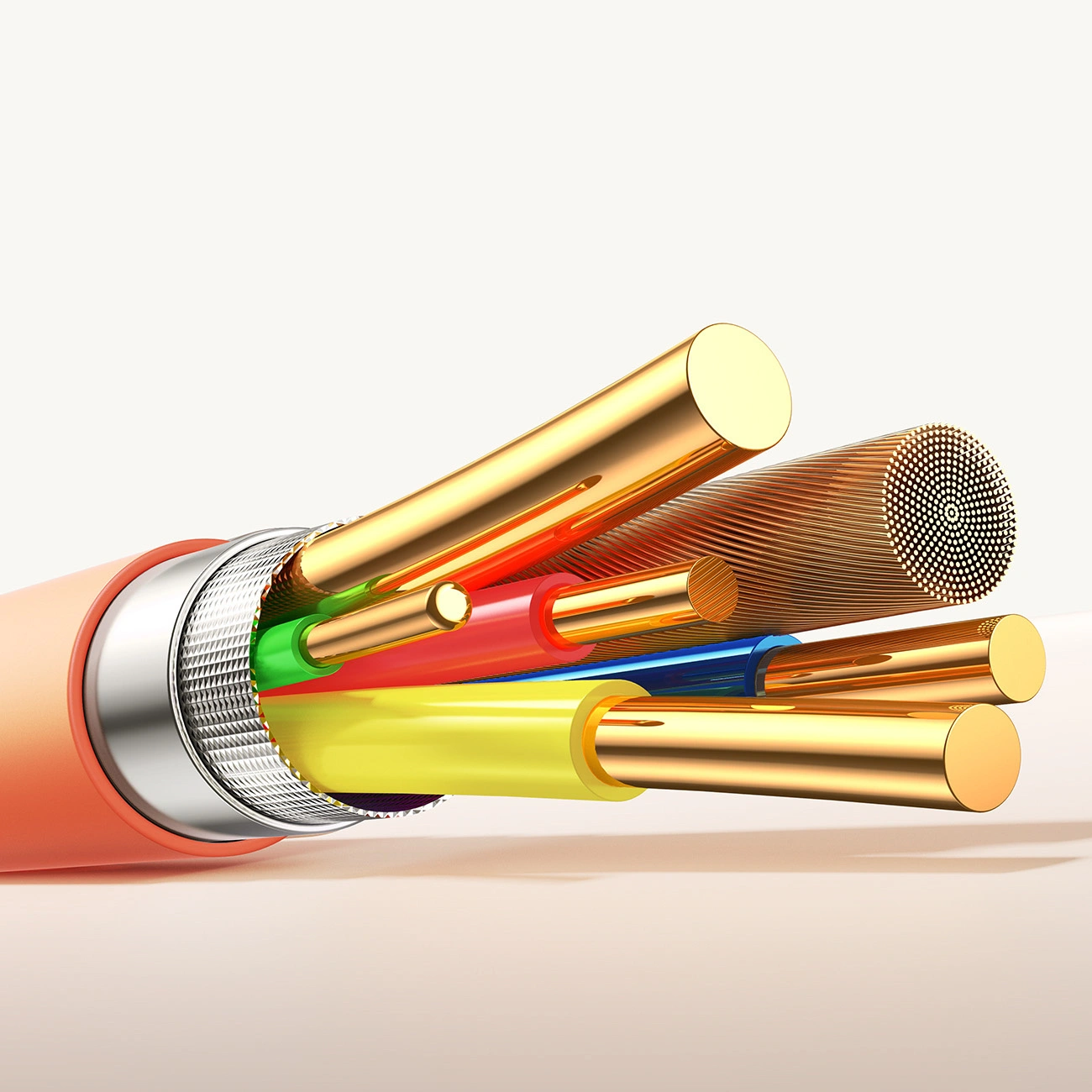 Cablu Date si Incarcare USB-C - USB-C Joyroom S-A59 Vibrant, 60W, 1.2m, Portocaliu