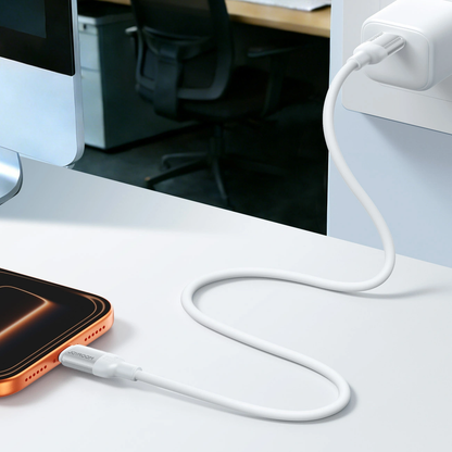 Cablu Date si Incarcare USB-C - USB-C Joyroom S-A62 Lively, 60W, 1.2m, Alb