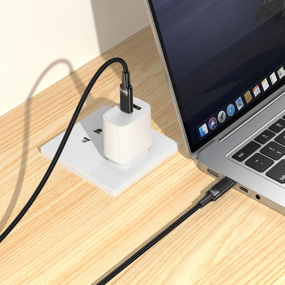 Cablu Date si Incarcare USB-C - USB-C HOCO U153 Extreme, 100W, 1.2m, Negru