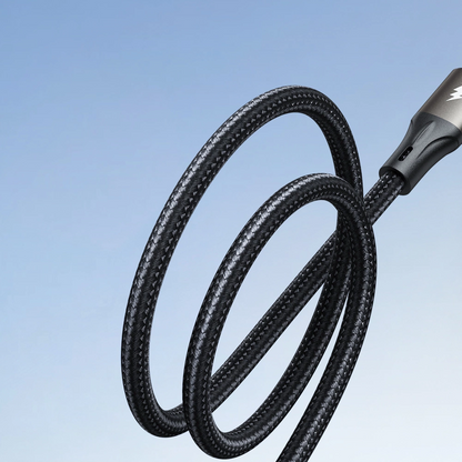 Cablu Date si Incarcare USB-A - USB-C Joyroom S-A25 Light-Speed, 100W, 1.2m, Negru