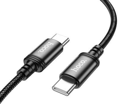 Cablu Date si Incarcare USB-C - USB-C HOCO X91, 60W, 3m, Negru
