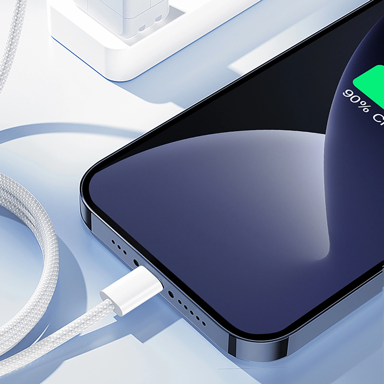 Cablu Date si Incarcare USB-C - Lightning Joyroom S-A45, 30W, 1m, Alb