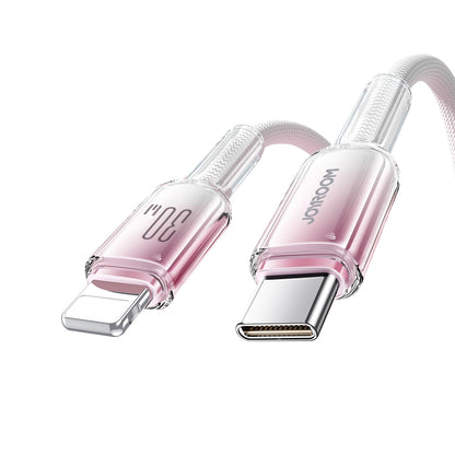 Cablu Date si Incarcare USB-C - Lightning Joyroom S-A42, 30W, 1.2m, Alb