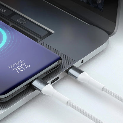 Cablu Date si Incarcare USB-A - Lightning 3MK Hyper N, 12W, 2m, Alb