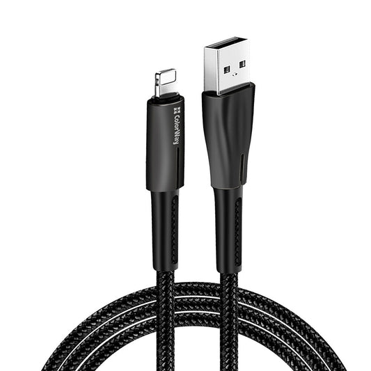Cablu Date si Incarcare USB-A - Lightning ColorWay CW-CBUL035, 18W, 1m, Negru