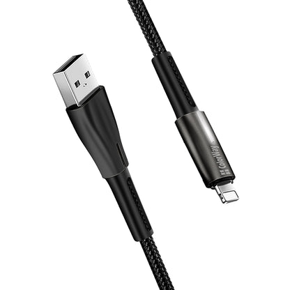 Cablu Date si Incarcare USB-A - Lightning ColorWay CW-CBUL035, 18W, 1m, Negru
