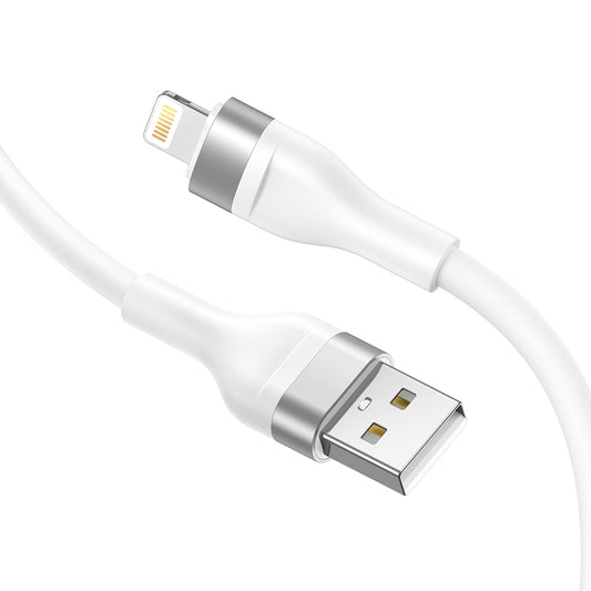 Cablu Date si Incarcare USB-A - Lightning Lito LD02L, 18W, 1.2m, Alb