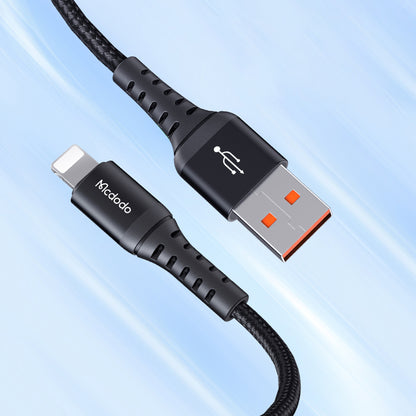 Cablu Date si Incarcare USB-A - Lightning McDodo CA-2261, 18W, 1m, Negru