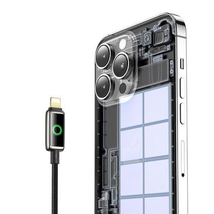 Cablu Date si Incarcare USB-A - Lightning McDodo CA-6590 Auto Power Off, 18W, 1.2m, Negru