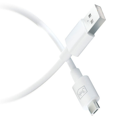 Cablu Date si Incarcare USB-A - microUSB 3MK Hyper, 18W, 1.2m, Alb