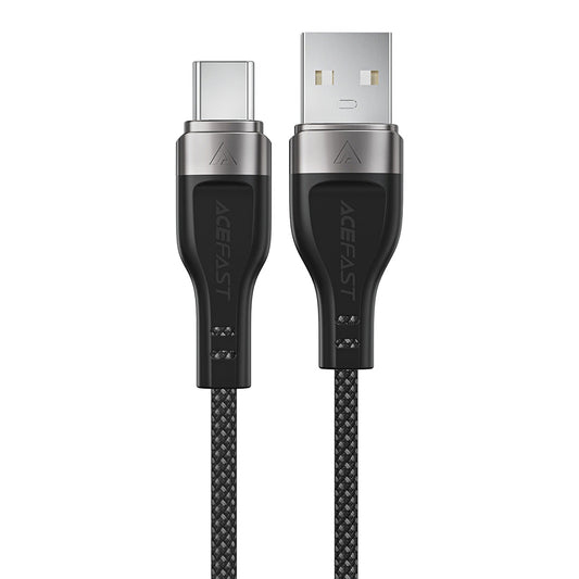 Cablu Date si Incarcare USB-A - USB-C Acefast C11-04, 18W, 1.2m, Negru