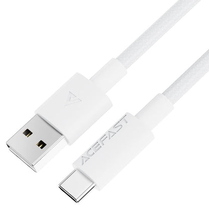 Cablu Date si Incarcare USB-A - USB-C Acefast C18-04, 18W, 1.2m, Alb