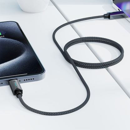 Cablu Date si Incarcare USB-A - USB-C Acefast C19-04, 18W, 1.2m, Negru