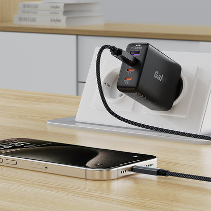Cablu Date si Incarcare USB-A - USB-C Acefast C19-04, 18W, 1.2m, Negru