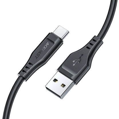 Cablu Date si Incarcare USB-A - USB-C Acefast C3-03, 60W, 1.2m, Negru