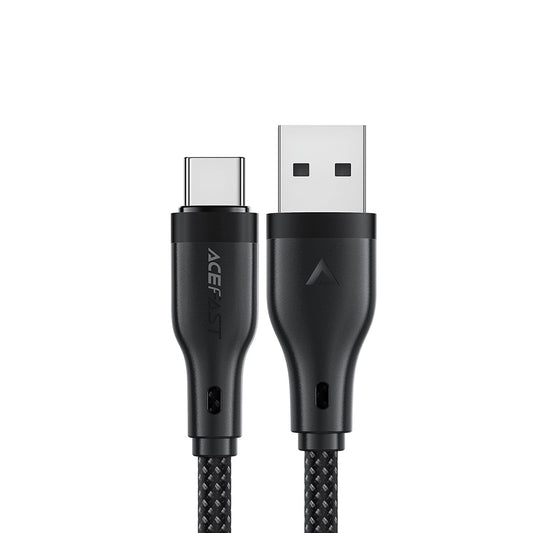 Cablu Date si Incarcare USB-A - USB-C Acefast C8-04, 18W, 1.2m, Negru