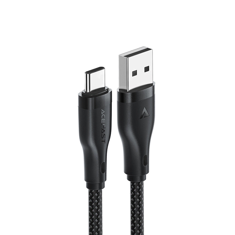 Cablu Date si Incarcare USB-A - USB-C Acefast C8-04, 18W, 1.2m, Negru