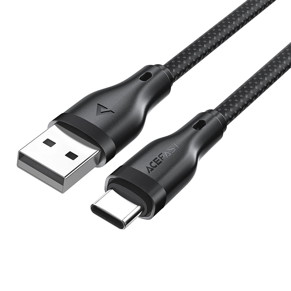 Cablu Date si Incarcare USB-A - USB-C Acefast C8-04, 18W, 1.2m, Negru