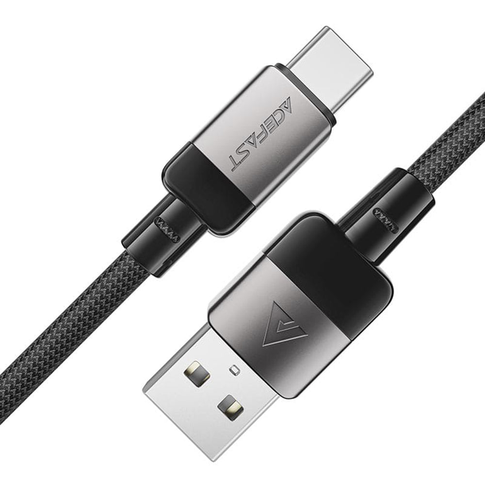 Cablu Date si Incarcare USB-A - USB-C Acefast C9-04, 18W, 1.2m, Negru