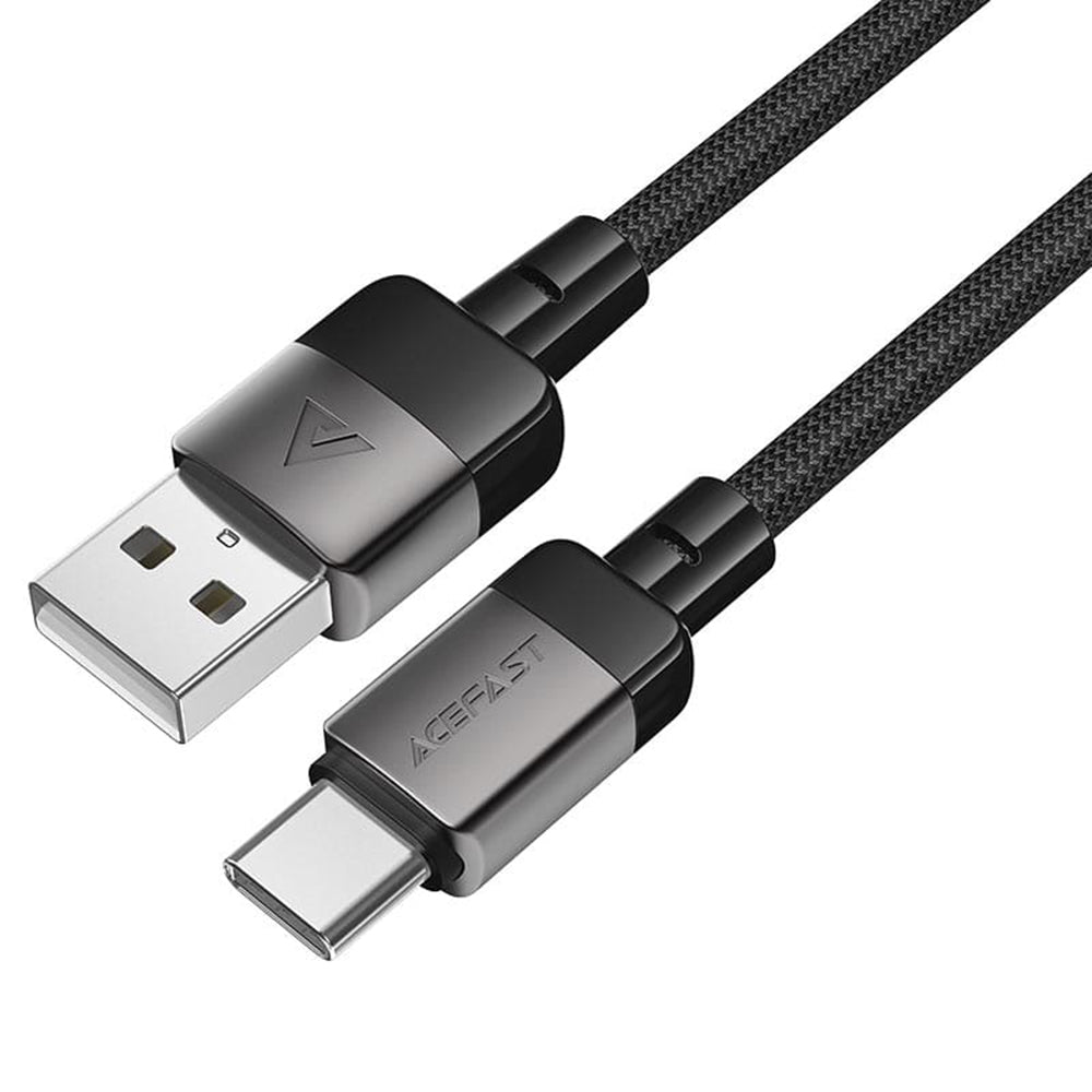 Cablu Date si Incarcare USB-A - USB-C Acefast C9-04, 18W, 1.2m, Negru