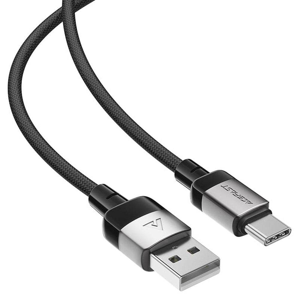 Cablu Date si Incarcare USB-A - USB-C Acefast C9-04, 18W, 1.2m, Negru