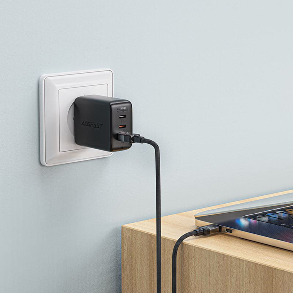 Cablu Date si Incarcare USB-A - USB-C Acefast C9-04, 18W, 1.2m, Negru