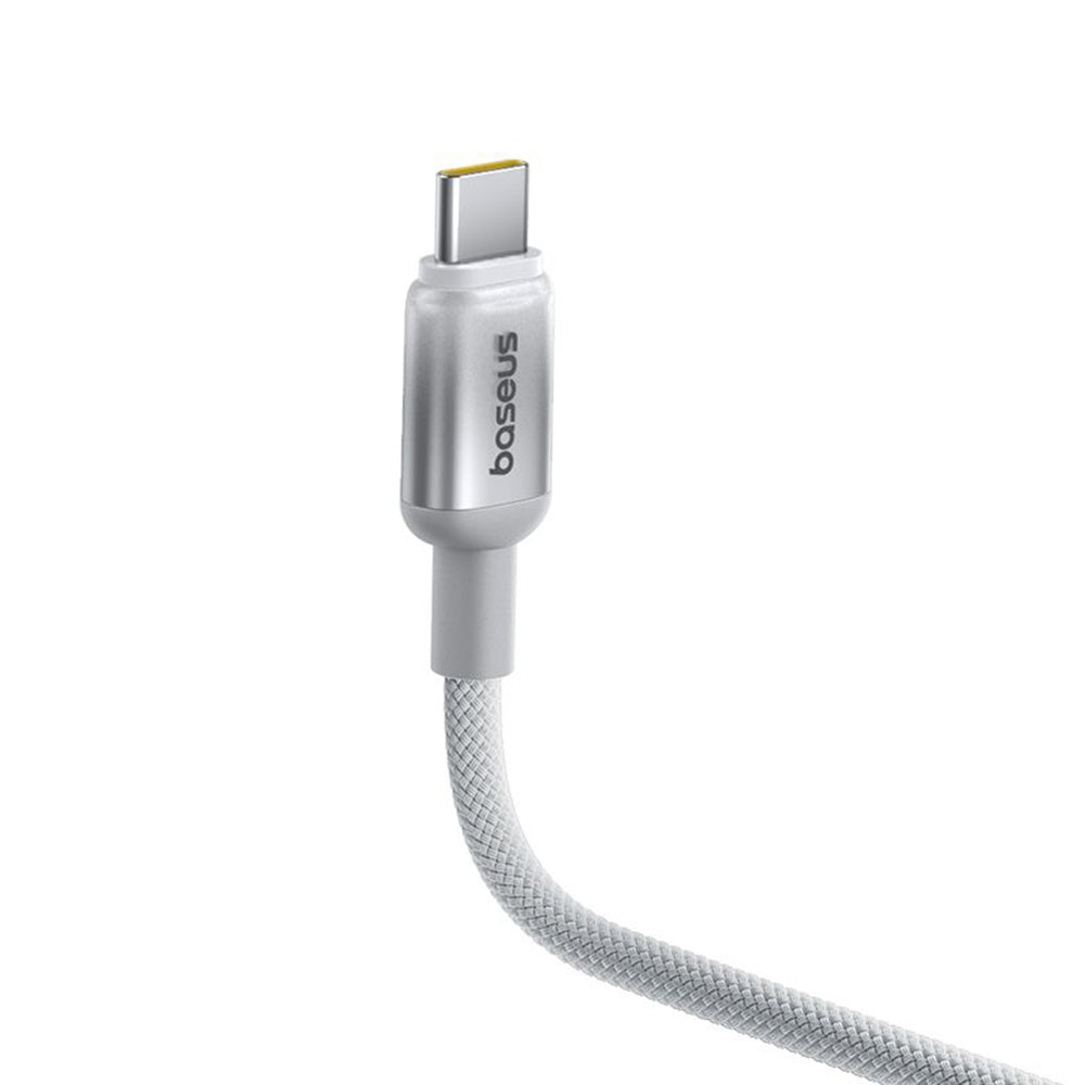 Cablu Date si Incarcare USB-A - USB-C Baseus Discolor, 100W, 1m, Argintiu E0420803