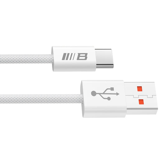 Cablu Date si Incarcare USB-A - USB-C Blueo, 18W, 1.5m, Alb