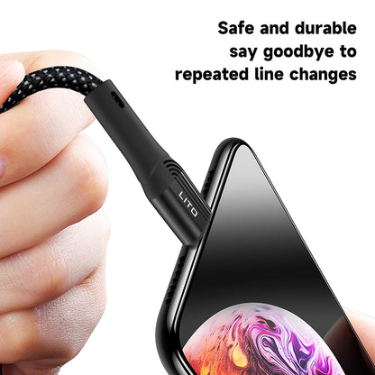 Cablu Date si Incarcare USB-A - USB-C Lito LD14, 60W, 1m, Negru