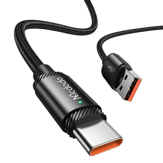 Cablu Date si Incarcare USB-A - USB-C McDodo CA-4730, 120W, 1.5m, Negru