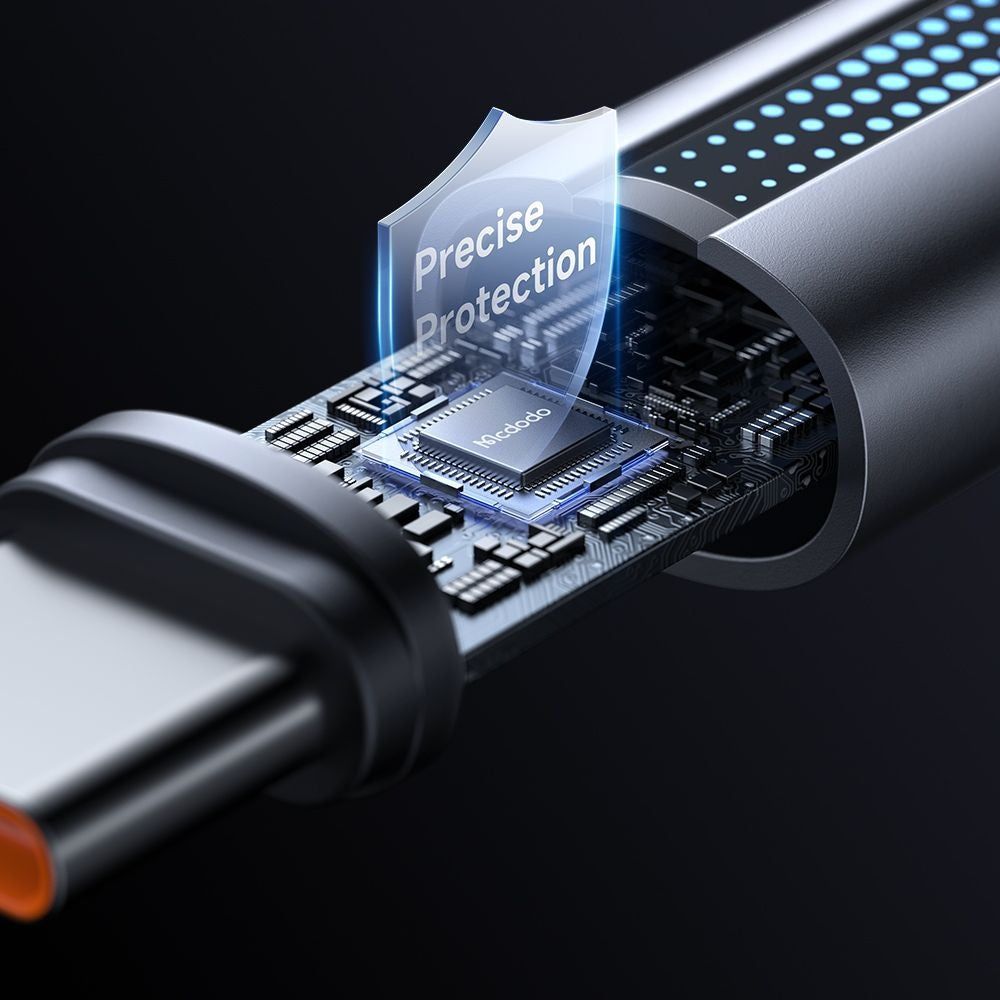 Cablu Date si Incarcare USB-A - USB-C McDodo CA-5180, 100W, 1.2m, Negru