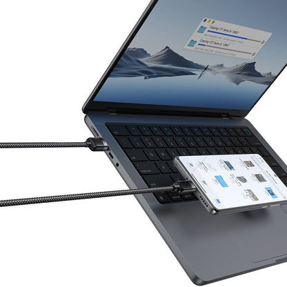 Cablu Date si Incarcare USB-A - USB-C McDodo CA-5650 Self Winding, 66W, 1.2m, Negru