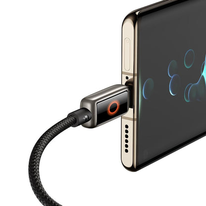 Cablu Date si Incarcare USB-A - USB-C McDodo CA-6650 Auto Power Off, 100W, 1.2m, Negru