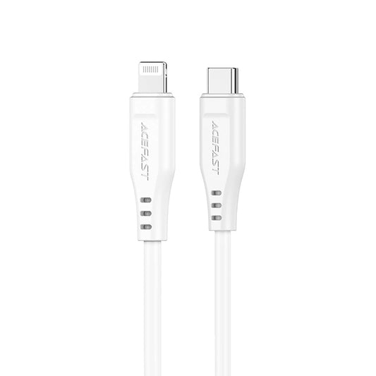 Cablu Date si Incarcare USB-C - Lightning Acefast C3-01, 30W, 1.2m, Alb