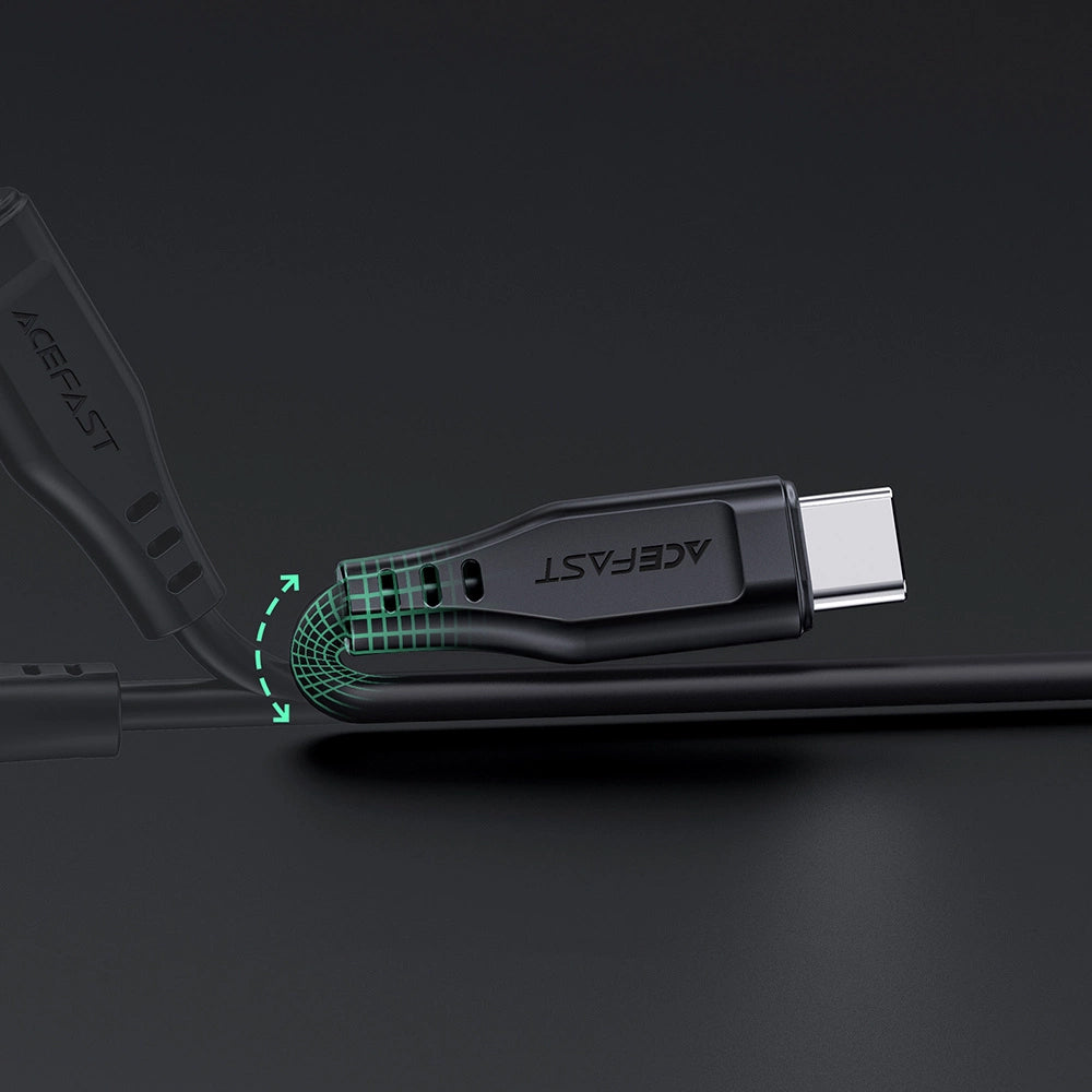 Cablu Date si Incarcare USB-C - Lightning Acefast C3-01, 30W, 1.2m, Negru