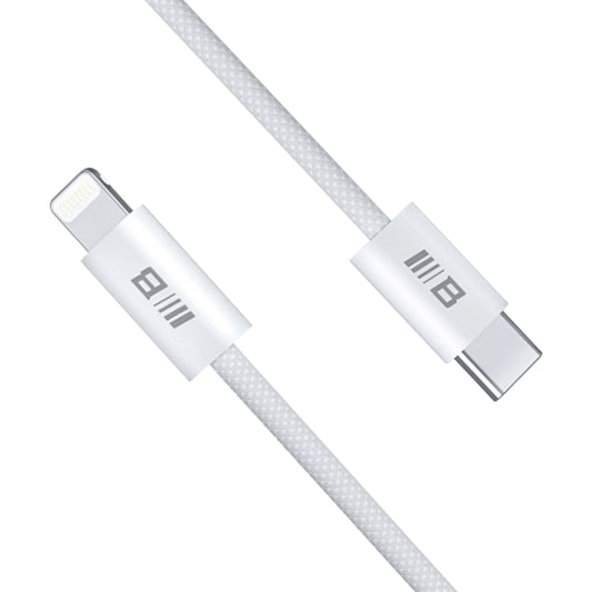 Cablu Date si Incarcare USB-C - Lightning Blueo, 20W, 2m, Alb