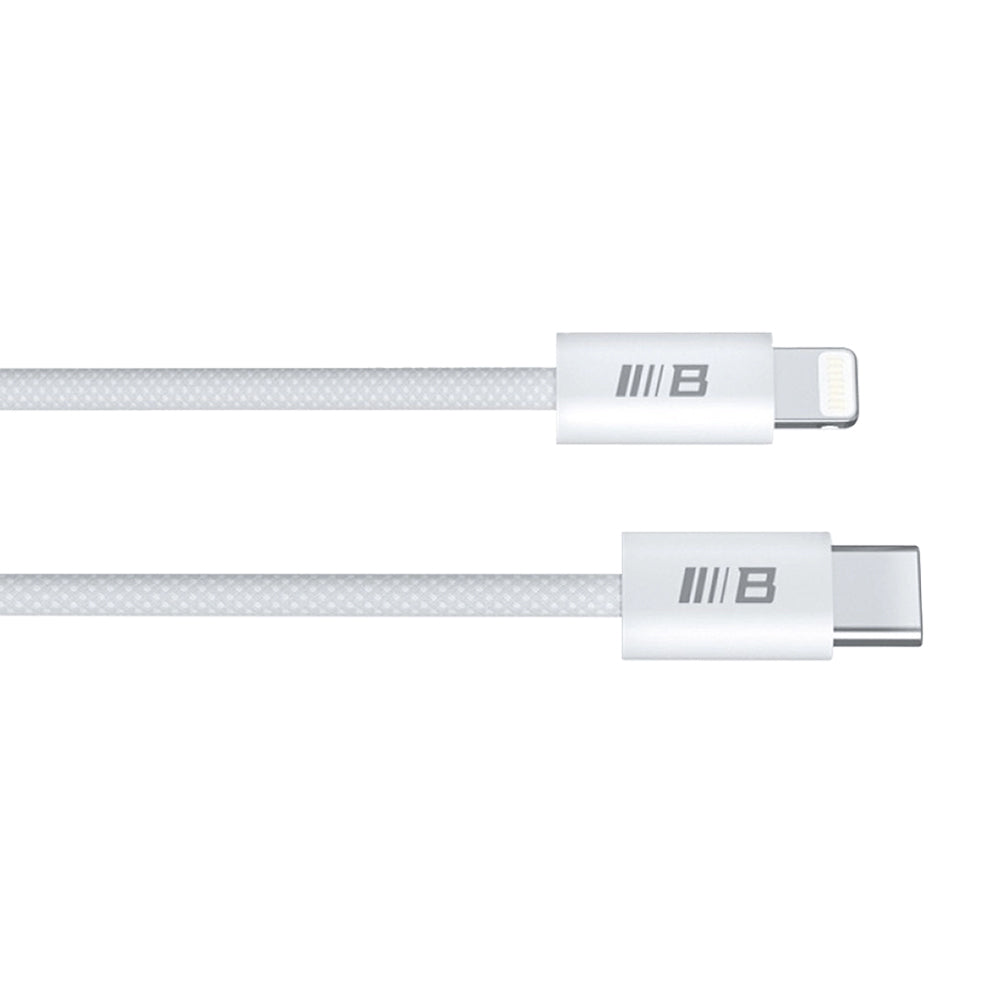 Cablu Date si Incarcare USB-C - Lightning Blueo, 20W, 2m, Alb