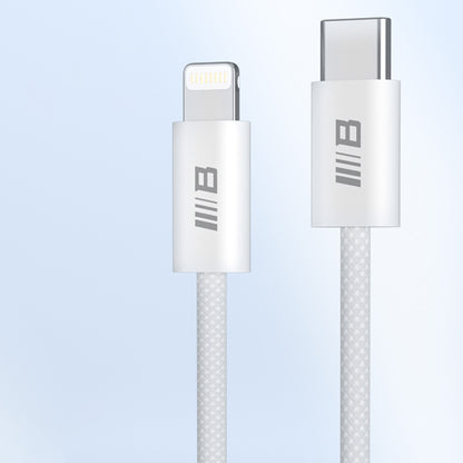 Cablu Date si Incarcare USB-C - Lightning Blueo, 20W, 2m, Alb