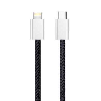Cablu Date si Incarcare USB-C - Lightning ColorWay CW-CBPDCL061, 27W, 1m, Negru