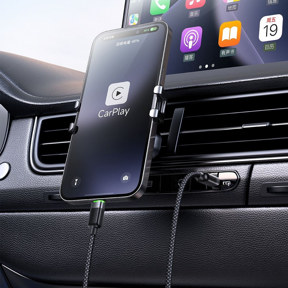 Cablu Date si Incarcare USB-C - Lightning McDodo CA-2010 Self Winding, 36W, 1.2m, Negru