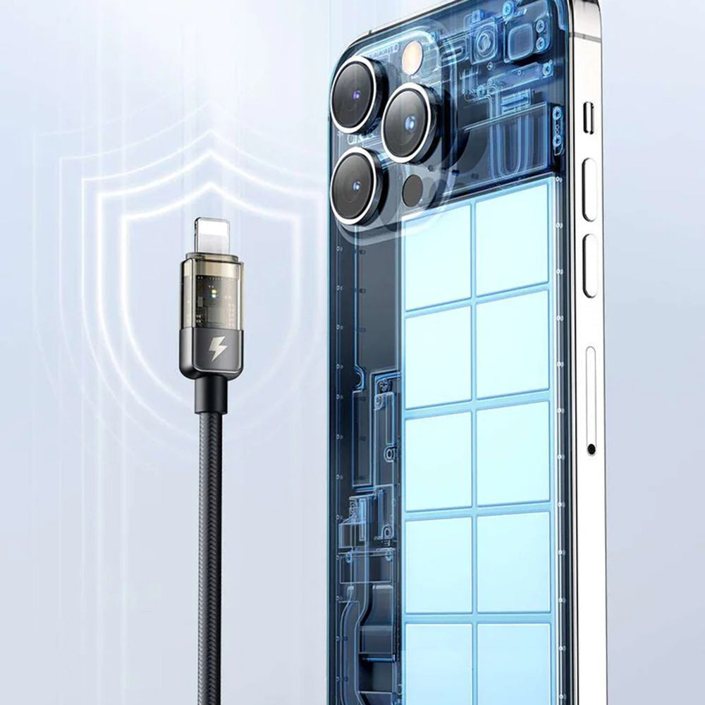 Cablu Date si Incarcare USB-C - Lightning McDodo CA-3160 Auto Power Off, 36W, 1.2m, Negru