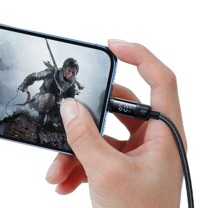 Cablu Date si Incarcare USB-C - Lightning McDodo CA-5210 Bat Display, 36W, 1.2m, Negru