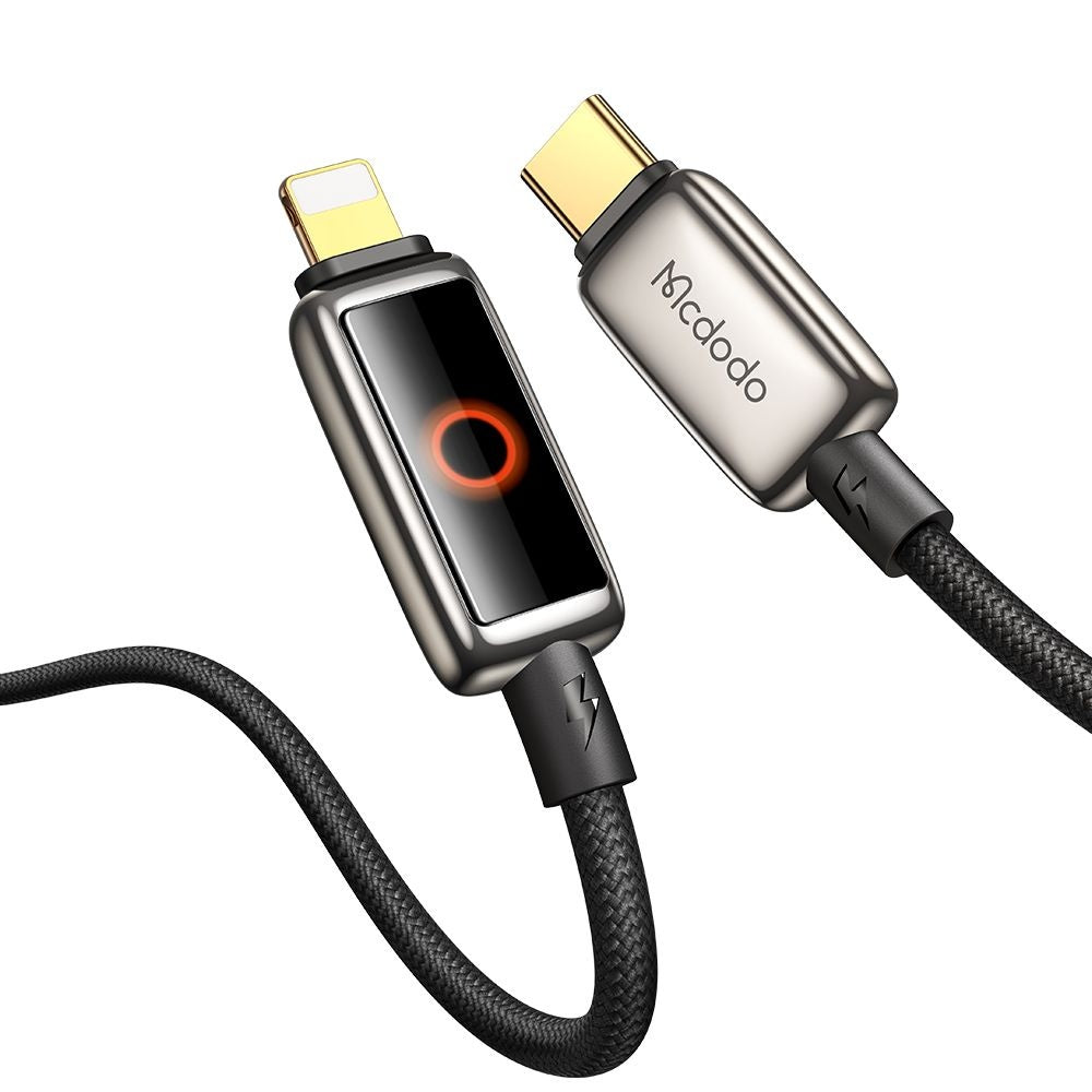 Cablu Date si Incarcare USB-C - Lightning McDodo CA-6670 Auto Power Off, 36W, 1.2m, Negru
