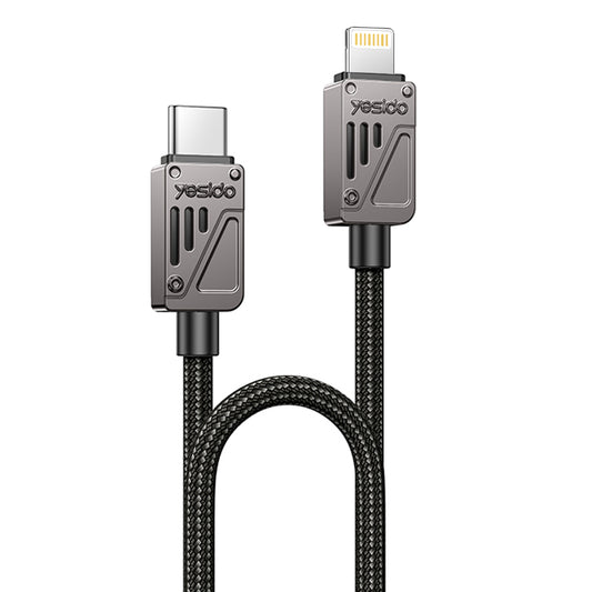 Cablu Date si Incarcare USB-C - Lightning Yesido CA195, 27W, 1.2m, Negru