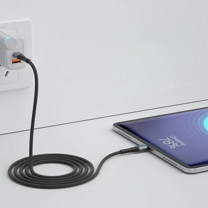 Cablu Date si Incarcare USB-C - USB-C 3MK Hyper N, 100W, 1m, Negru