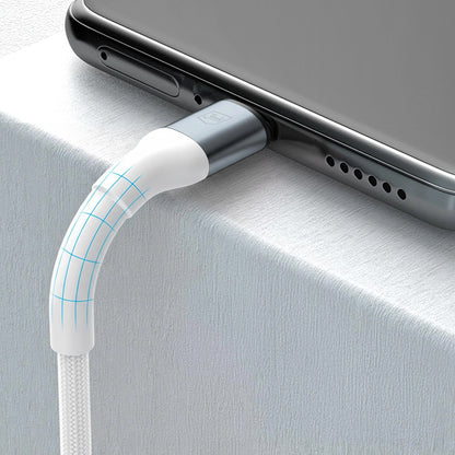 Cablu Date si Incarcare USB-C - USB-C 3MK Hyper N, 100W, 2m, Alb