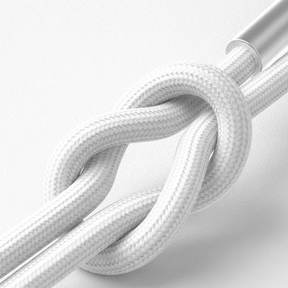 Cablu Date si Incarcare USB-C - USB-C 3MK Hyper N, 60W, 1m, Alb