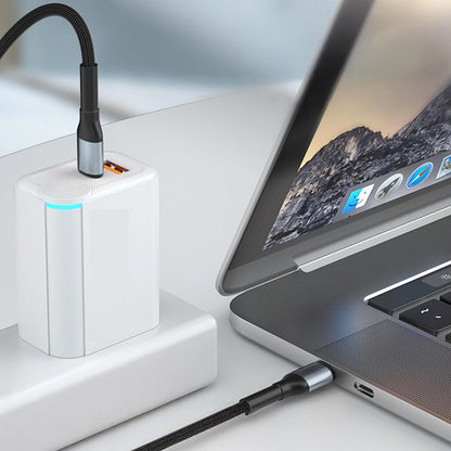 Cablu Date si Incarcare USB-C - USB-C 3MK Hyper N, 60W, 2m, Negru